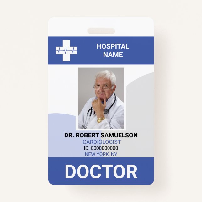 MEDICAL DOCTOR NURSE Health Care Badge (Front)