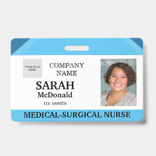 Medical Doctor Nursing Aged Care Security Photo ID Badge