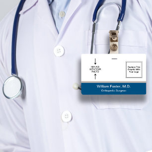 Medical Doctor Photo Logo Design Badge