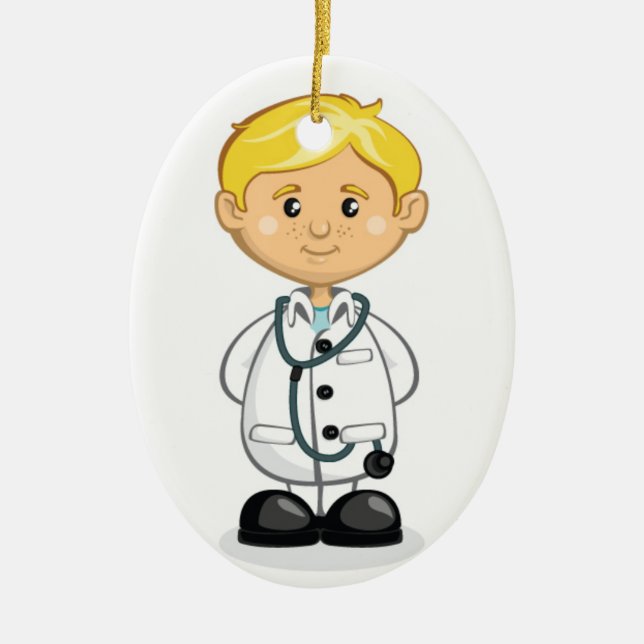 Medical - Doctor - SRF Ceramic Ornament (Front)