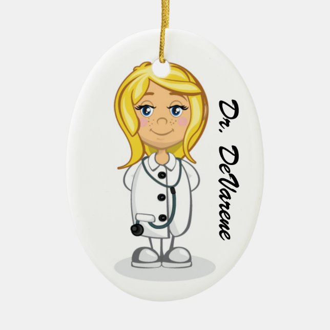 Medical - Doctor - SRF Ceramic Ornament (Front)