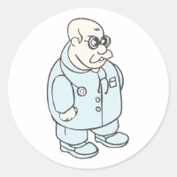 Medical doctor sticker.