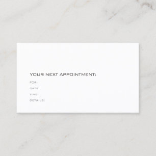 Medical Doctor Therapist Appointment Reminder Card