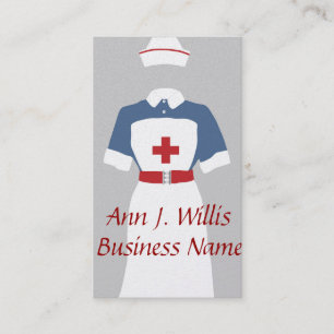 Medical & Emergency Nursing Services Business Card