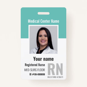 Medical Employee Photo Badge
