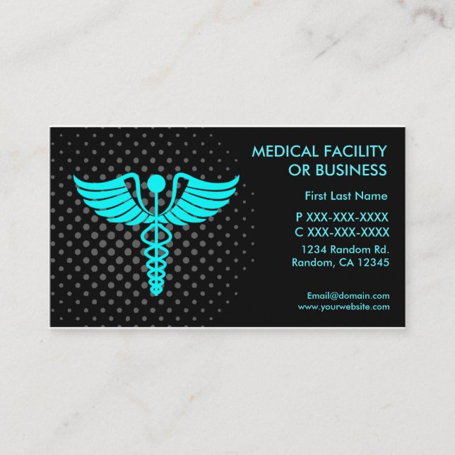 Medical facility or business customizable cards (Front)