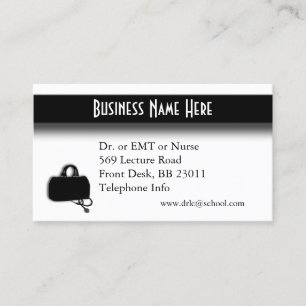 Medical Female Doctor Business Card