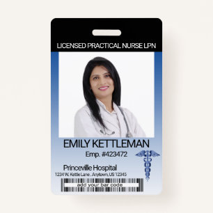 Medical Field Photo Badge - Dark Blue