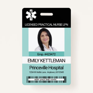 Medical Field Photo Badge - Editable