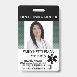 Medical Field Photo Badge - Green