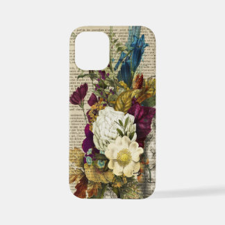 medical floral brain anatomy poster iPhone 12 mini case
