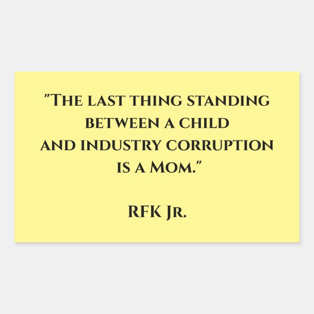 Medical Freedom, Anti-Vax, Ex-Vax, RFK Jr. Sticker (Front)