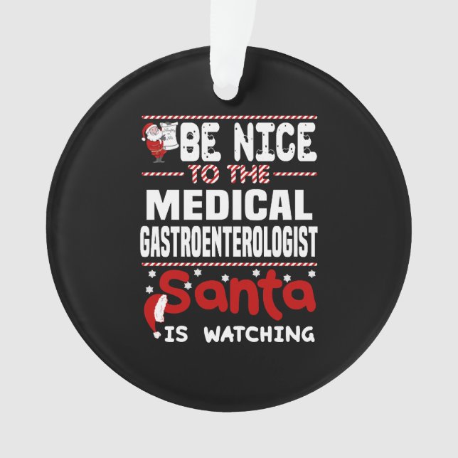 Medical Gastroenterologist Ornament (Front)