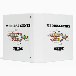 Medical Genes Inside DNA Replication Genetics Binder