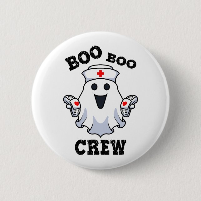 Medical Ghost Hospital 2 Inch Round Button (Front)