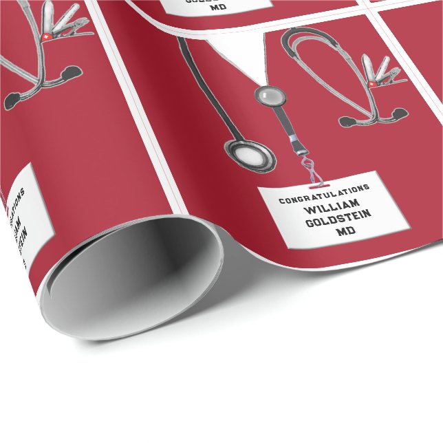 Medical Gift Wrapping Paper (Roll Corner)