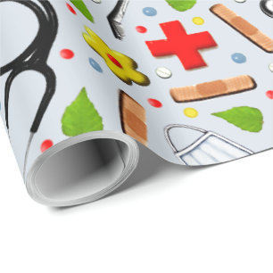 Medical Gift Wrapping Paper