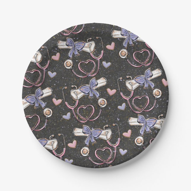 Medical Graduation Paper Plate (Front)