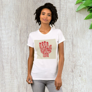 Medical Hand Womens T-Shirt