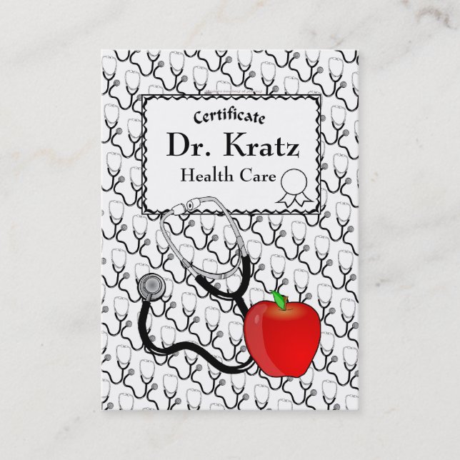 Medical Healthcare Business Card (Front)