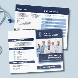 Medical Healthcare Clinic Professional Bi-fold
