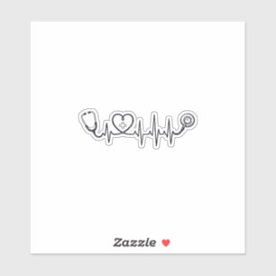 Medical Heartbeat Stethoscope Vector Shirt Design_