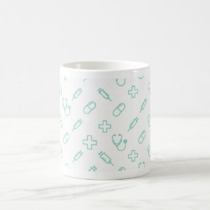 Medical Icons Pattern PNG – Doctor Theme Mug Desig