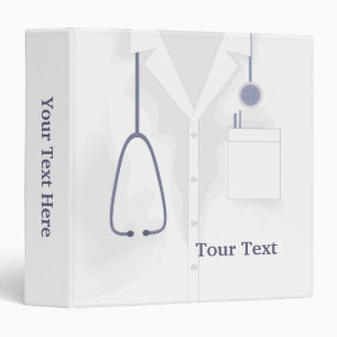 Medical Lab Coat Jacket Custom Binder