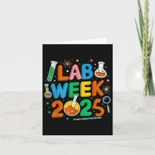 Medical Lab Scientist Retro Lab Week 2025 Phleboto Card