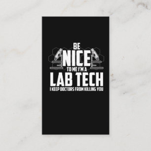 Medical Lab Tech Gift - Laboratory Technician Business Card