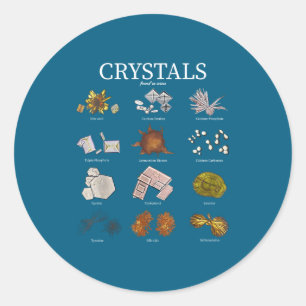 Medical Lab Urine Crystal Laboratory Tech Science Classic Round Sticker