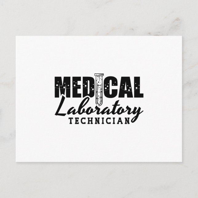 Medical Laboratory Technician Doctor Lab Tech Postcard (Front)
