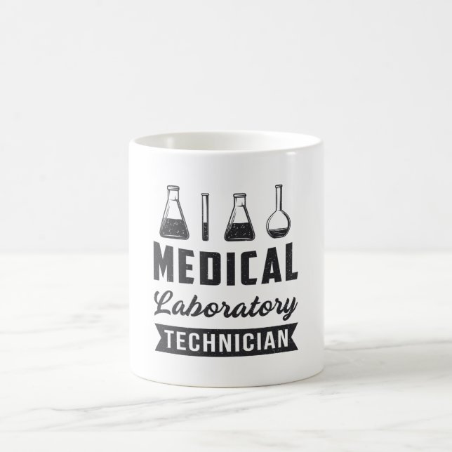 Medical Laboratory Technician Funny Lab Tech Gift Coffee Mug (Center)