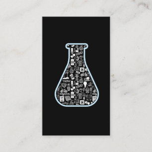 Medical Laboratory Test Tube Scientific Technician Business Card