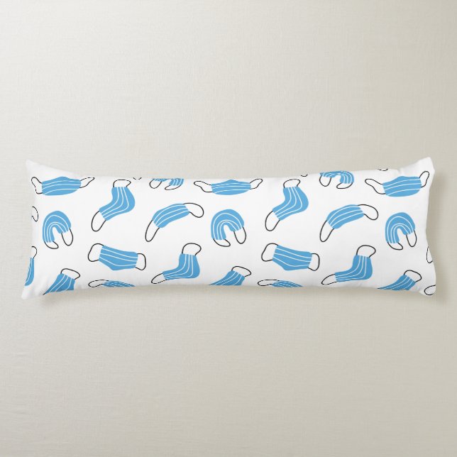 Medical mask pattern body pillow (Front)