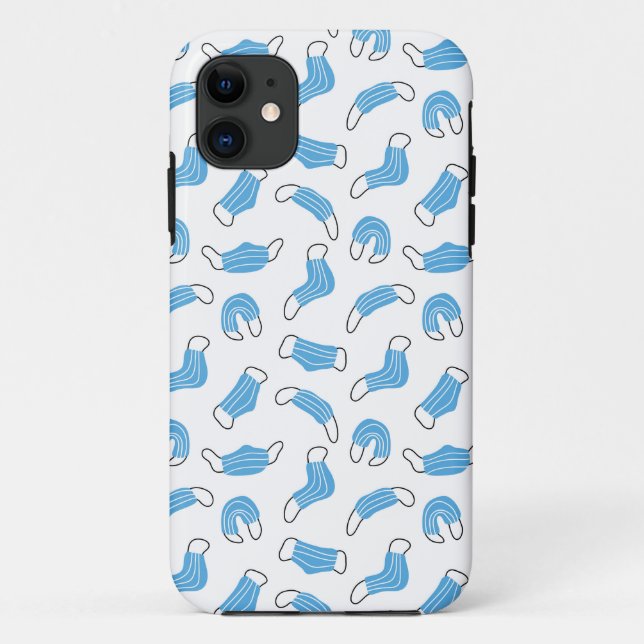Medical mask pattern Case-Mate iPhone case (Back)