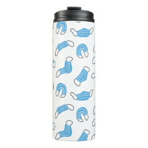 Medical mask pattern thermal tumbler