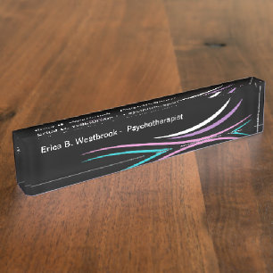 Medical Mental Health Professional Desk Nameplate