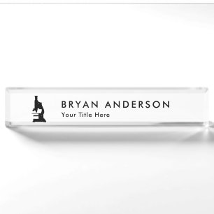 Medical - Microscope Nameplate