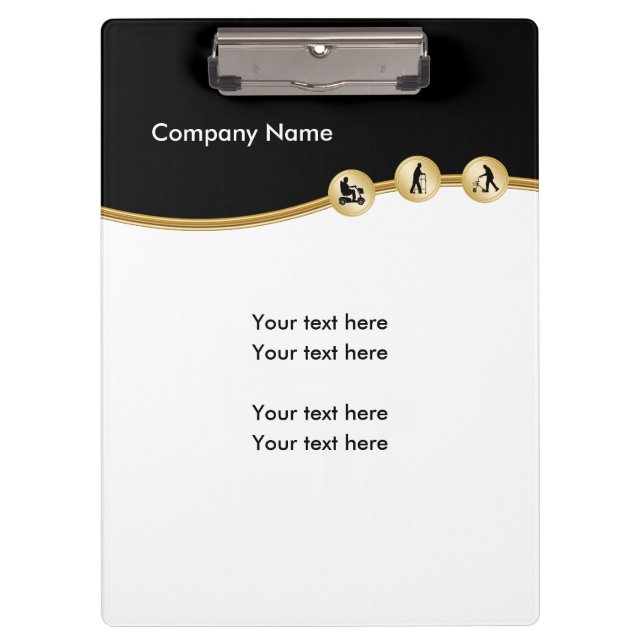 Medical Mobility Custom Clipboards (Front)