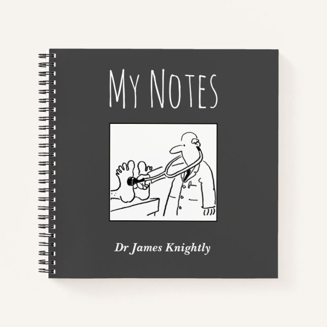 Medical Notebook with Owner's Name (Front)