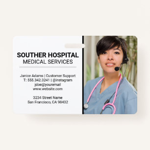Medical Nurse   Customer Service Badge