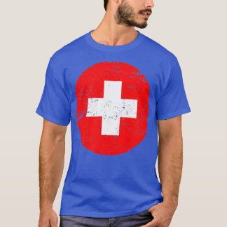 Medical Nurse Doctor Costume Uniform Red Cross Vin T-Shirt