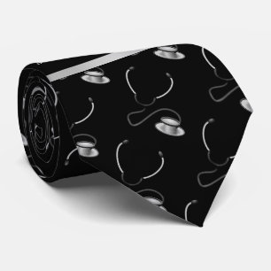 Medical, Nurse, Doctor themed stethoscopes, Name Tie
