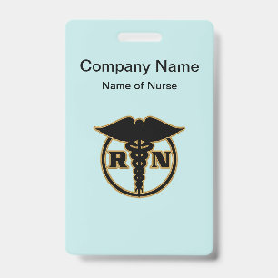Medical Nurse Logo Design Badge