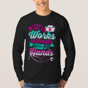 Medical Nurse Medical Caregiver Cute Pretty T-Shirt