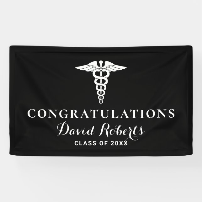 Medical Nursing School Graduation Banner (Horizontal)