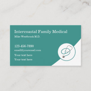 Medical Office Doctor Business Card
