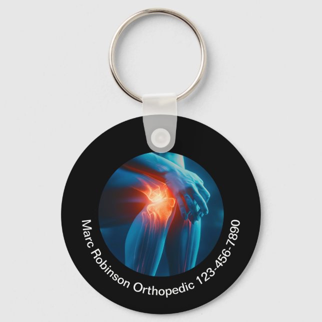Medical Orthopedic Doctor Promotional Keychains (Front)