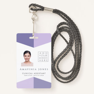 Medical Photo ID Identification Plastic Badge